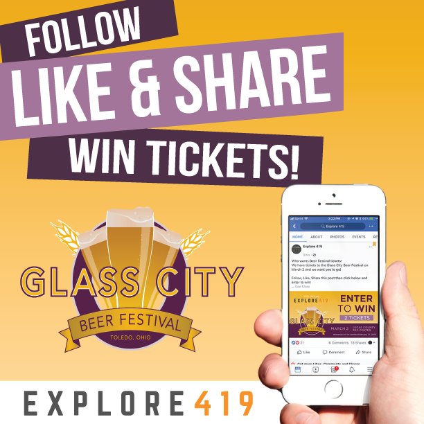 Explore419's tweet image. Who wants Beer Festival tickets! 
We have tickets to the Glass City Beer Festival on March 2 and we want you to go!

Follow, Like, Share this post then click below and enter to win!

Explore419.org/contest