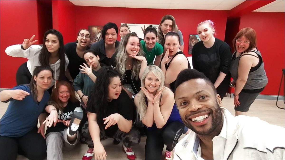 BDXstudio's tweet photo. Woohoo! Another excellent #tapdance class at #BDXstudio. So FUN. Well done dancers, it's amazing what can be accomplished in ONE class huh? Tappy Family Day! https://t.co/Ra88MRkVqQ