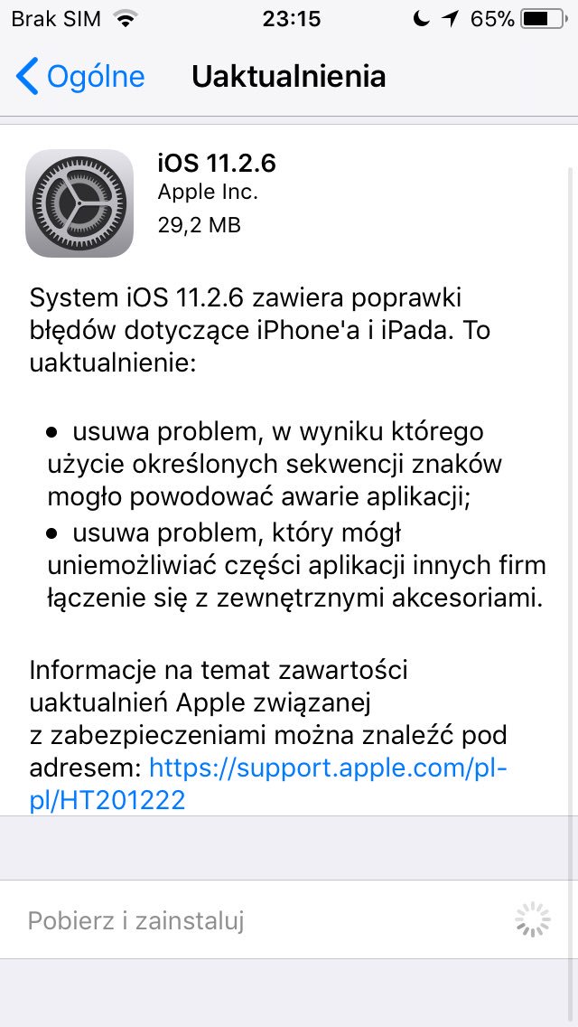 kociu91's tweet image. No to pobieramy :)
Najpierw dla mojego @Apple #iPhone5S z 2013 roku :)
Wsparcie takie długie :p
#iOS1126