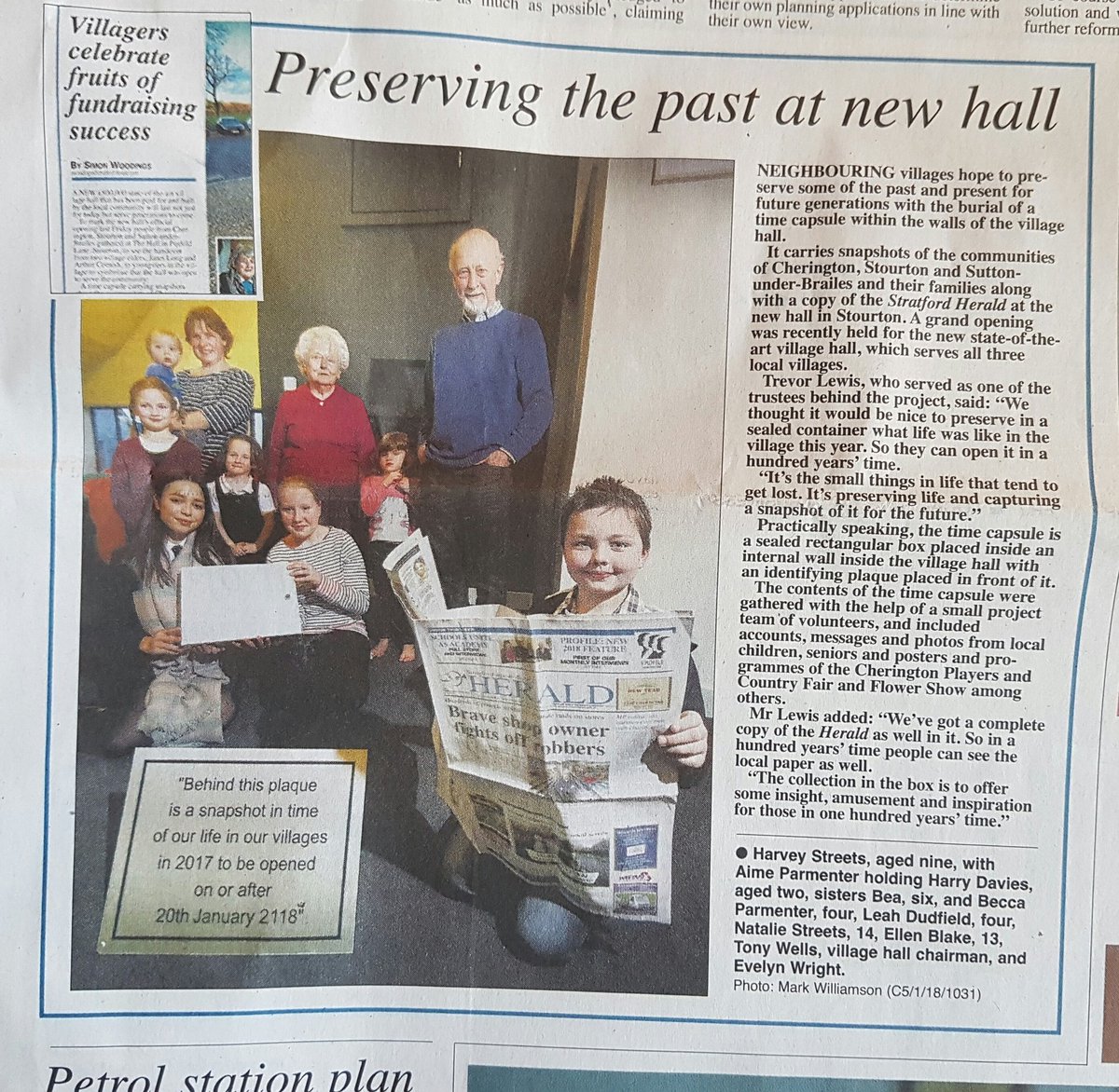 thehallcss's tweet image. Lovely article in @HeraldNewspaper