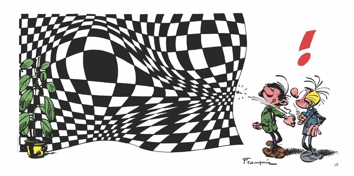 LPR_EDITIONS's tweet photo. #gastonlagaffe #Vasarely #estampe #estampepigmentaire #Franquin #hahnemühle #Fineart #artcontemporain #contemporaryart #lpreditions @Franquin_Cie
Gaston Lagaffe, Franquin et Vasarely
Estampe 100cm x 200cm, 8 ex.
Hahnemülhe Matt FineArt Photo Rag 308
https://t.co/9pq6Q0w9My https://t.co/umTEFnsL86
