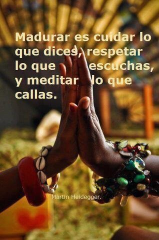 Hay gente que simplemente no madura.  
Cuida lo que dices, respeta y medita.
#chooseToShine 😉