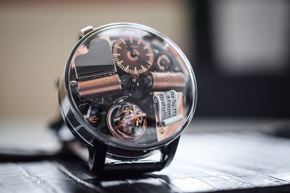 Justwatchthings's tweet photo. Jacob &amp; Co. Opera #Godfather Edition, a highly complicated timepiece and a wearable music box!
•
•
#watch #swisswatch #luxury #luxurywatches #luxurytimepieces #fashion #watchesonsocialmedia #dailywatches #watchesoftheday #watchporn #onlinewatches #watchesformen #watchesforwomen https://t.co/licynvMZSU