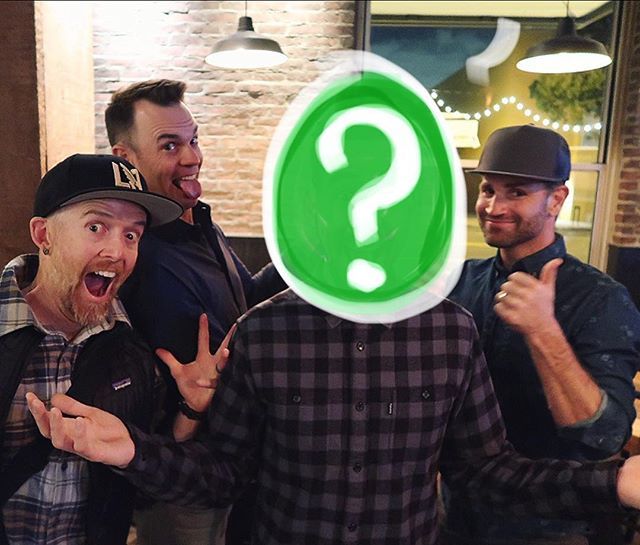 memberguest's tweet photo. Any guesses as to who this week’s guest will be!?! We will reveal the man behind the question mark tomorrow... podcast will be available on Wednesday! #GetReady #YoureNotReady #BuckleUpKids https://t.co/KfY1J5yoKi https://t.co/JnZgNML4kg