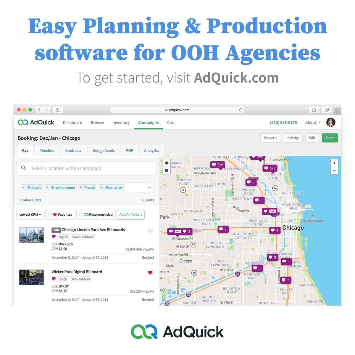 AdQuick's tweet photo. AdQuick is in NYC on Tuesday (2/20) - let us  demo the self-service OOH agency software!  email:  jeannine@adquick.com for a 30-minute demo...  #adquick #demo #selfserviceoohsoftware https://t.co/BUegEy1jnI