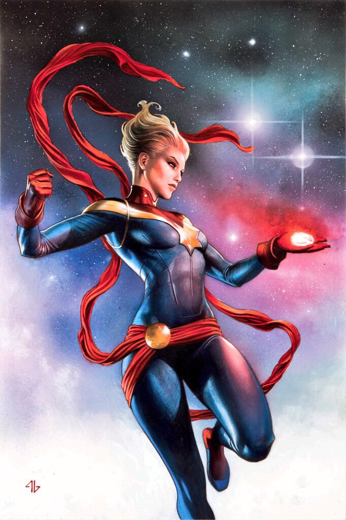 CaptMarvelNews's tweet photo. #CaptainMarvel holds the Reality Infinity Stone! Art by the great @Adi_Granov #CaptainMarvelMonday #InfinityWar #InfinityCountdownPrime https://t.co/dNQW4a8ApE