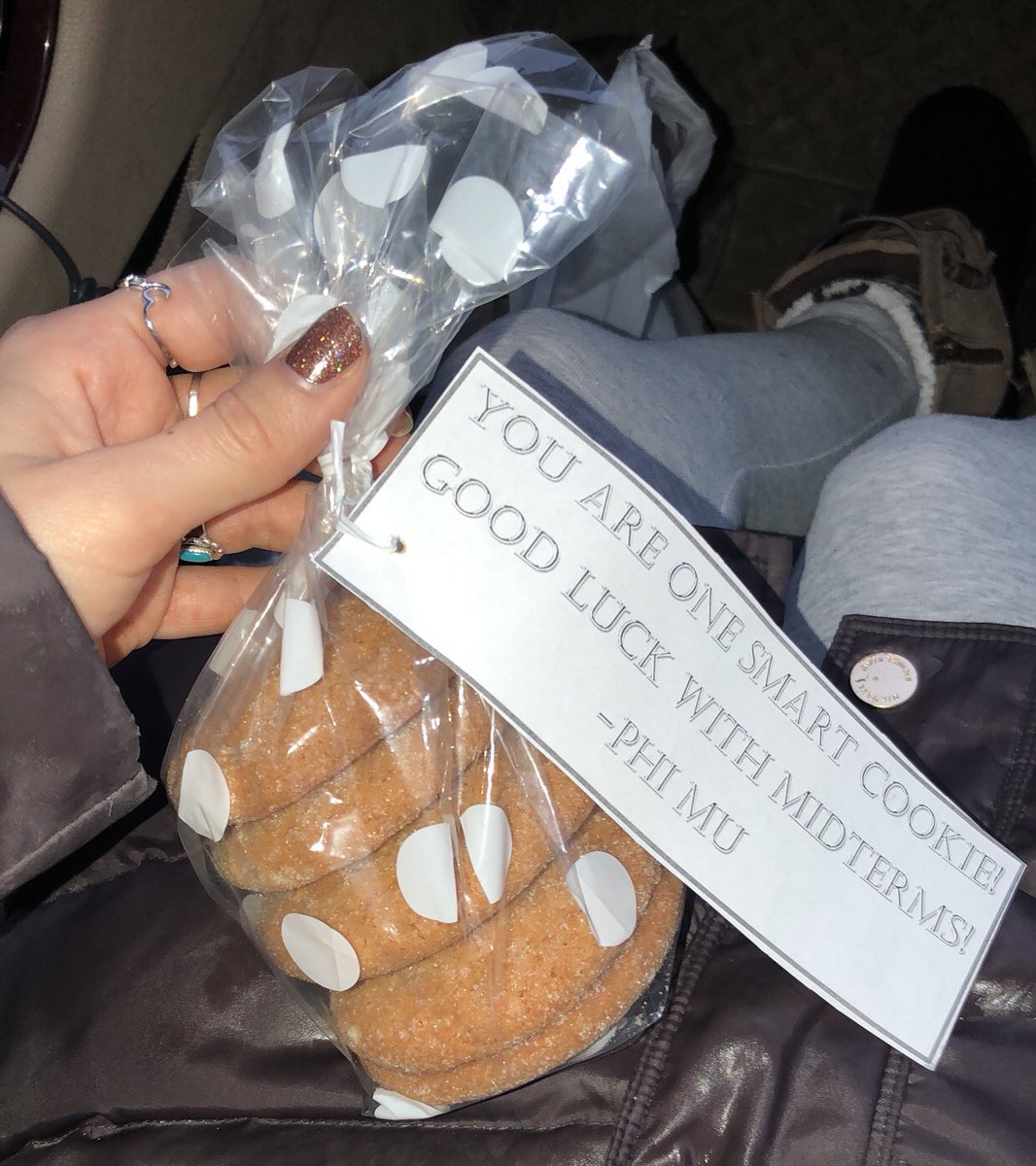 We hope that everyone loved their cookies and does great on midterms 🌞💖❤️