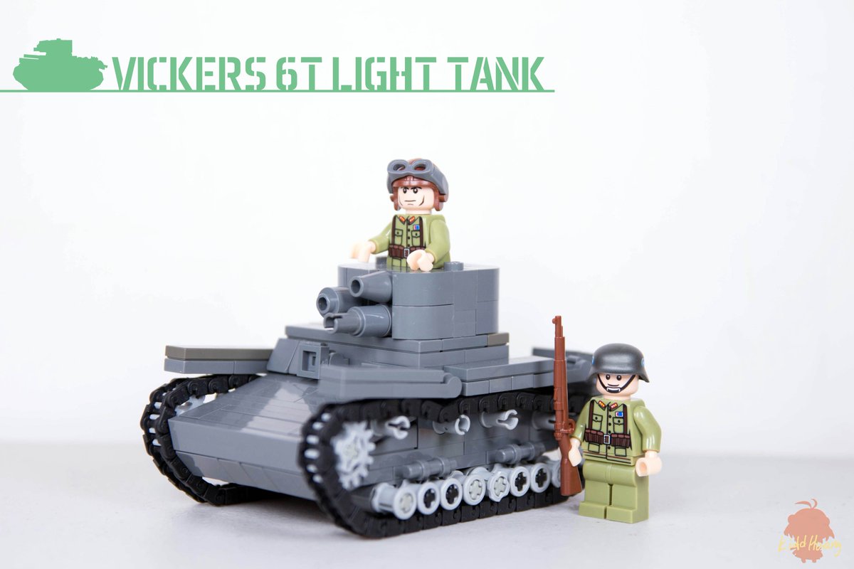 ট ইট র 長門k レゴでヴィッカース6トン軽戦車を作りました この前淞滬會戰 第二次上海事変 のジオラマのために作りました だから今回は国民革命軍バージョンです でもあの虎のディケール再現出来なかったちょっと残念です Lego Moc Legotank