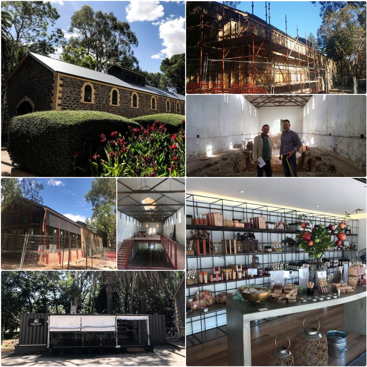 🛠️ Work In Progress 🚧 We've opened our popup shop in Barossa Valley SA. Meanwhile, construction of our factory next door is underway. We can't wait to meet you! #newstore #comingsoon #watchthisspace #seppeltsfield #barossa #skincare #beauty #seesouthaustralia