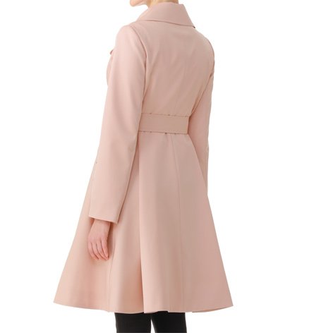 春の本命アウターに決まり❤️ #ピンクトレンチ #ドレストレンチ