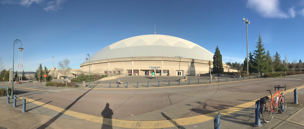 bobco85's tweet photo. Took advantage of a work holiday to use @SoundTransit Sounder train to travel to Tacoma today with my bike for some fun exploration - personal request: Tacoma Dome should be called the Taco Dome (more delicious sounding) #bikeWA #SeaBikes #BAFS2018 https://t.co/VoxoIvQMxg