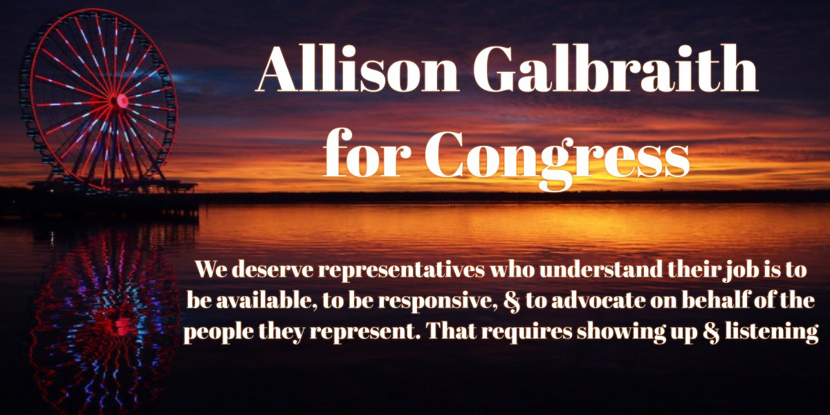KidCasteel's tweet image. Feeling underrepresented in congress? Vote for someone who will hear you, not just smile &amp;amp; pretend to listen. Learn about her comprehensive plan for the future at allisonforcongress.com &amp;amp; follow @AllisonforMD #AllisonsAvalanche #RealProblemsRealSolutions secure.actblue.com/contribute/pag…