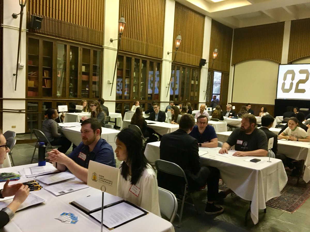 TrinityEntrep's tweet photo. Kicking off #StudentsStartups with 36 companies looking for their very own #TrinIntern. 70 @Trinity_U #TigerPride https://t.co/IThni2YtmH