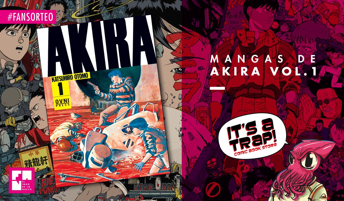 FANelprograma's tweet photo. #FANsorteo
¡Empezamos la semana con un alto sorteo!
¡Sorteamos el nuevo manga de AKIRA, del grandísimo Katsuhiro Otomo! La próxima novedad de los amigos de @itsatrapcomic!
¡RT y ganá!

Salen el domingo de 18 a 21 hs por https://t.co/gQTL5JgF99
#Akira #KatsuhiroOtomo #Manga #Radio https://t.co/TwPF80WDFz