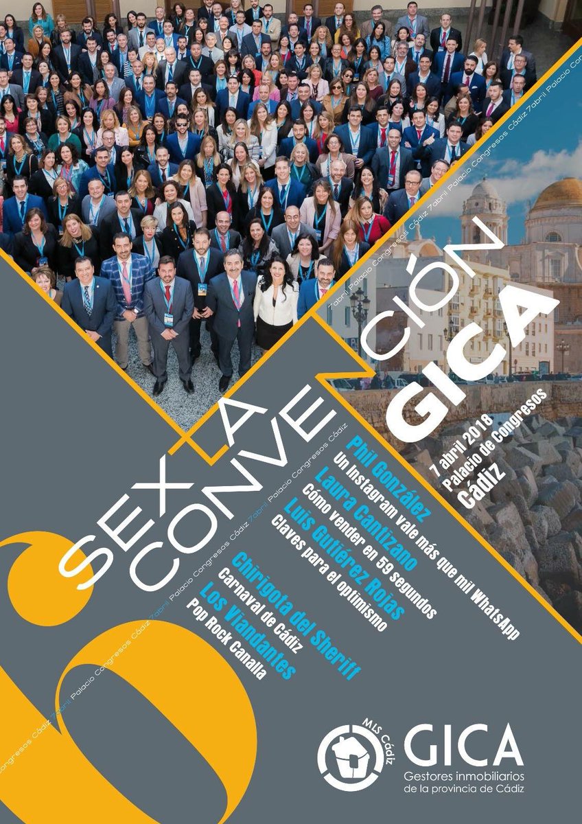 Sexta convención de <a href="/GicaMLSCadiz/">Gica MLS Cádiz</a>! Y allí estaremos de nuevo!