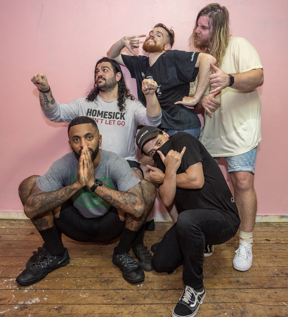 Forever the goofiest band. 📸 <a href="/JyeTalbot/">Jye Talbot</a>