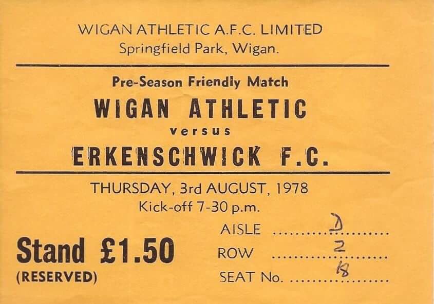 ToffeePages's tweet photo. @GermanProgsUK @ESV_1916 @SErkenschwick @LaticsOfficial @LaticsForum @WiganFanPage Ticket from that match. Think it’s the mother in laws as she owns it. https://t.co/v8oybMm6Rx