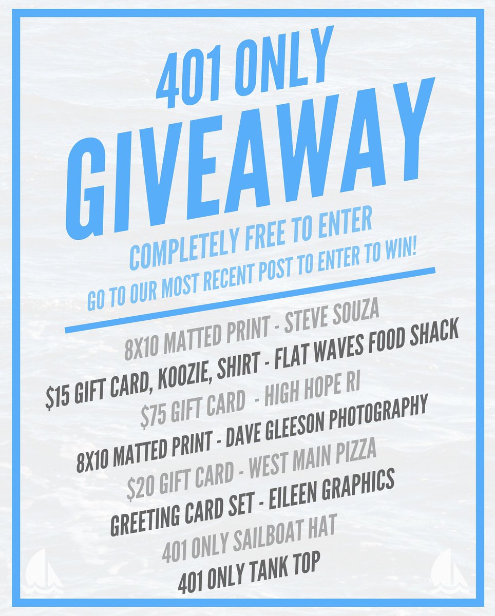 401only's tweet image. 🚨GIVEAWAY TIME!!!🚨Visit our instagram page (instagram.com/401only ) to enter to win! All 8 winners will be picked at the end of this week ⚓️