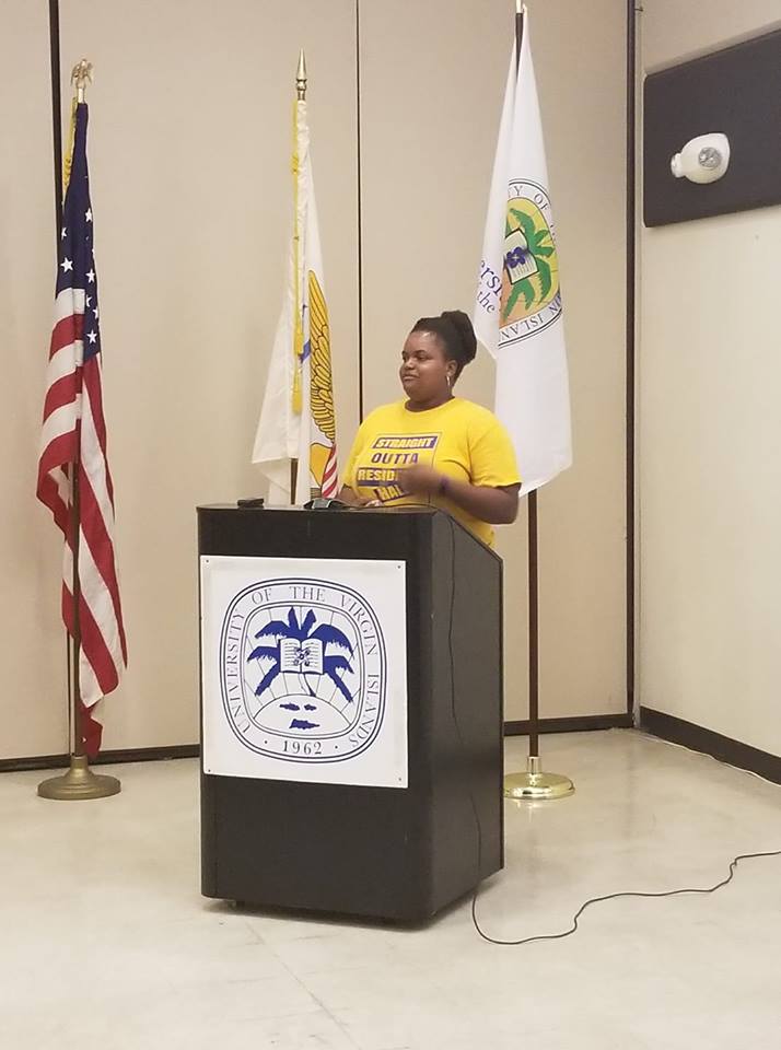 StudentActivities Stx - "Students are the engine of Change", Student Government Association President Reba Dickson, shares reflection about the Tell Them We are Rising Documentary. #UVIRise #HBCURising