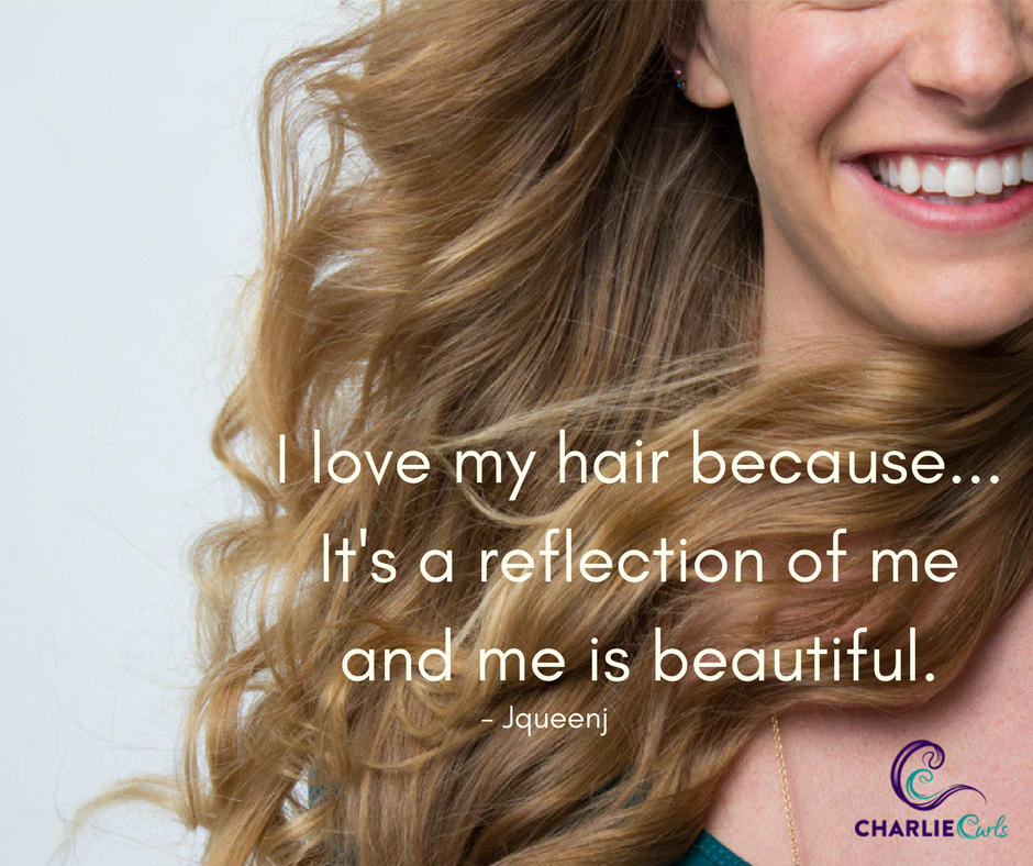CharlieCurls on Twitter I love my hair becauseIts a reflection of me  and me is beautiful Hair curled with CharlieCurls      inspringquotes quote quotes beautifulhair beautifulhairstyle  curlyhairstyles hair curls 