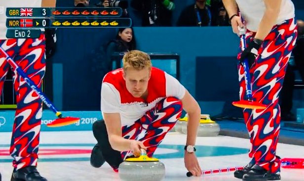 ⚡️ “Everybody's talking about the Norwegian curling team's trousers”

x.com/i/moments/9657…

#Pyeongchang2018 #bbcolympics