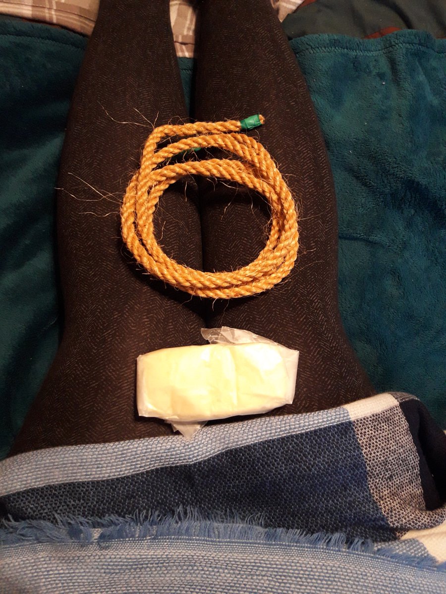 missydrake's tweet photo. Today's make: homemade rope &amp; butter. (Odd combination...I know)
#heritageday https://t.co/0Z4DOpvzLA