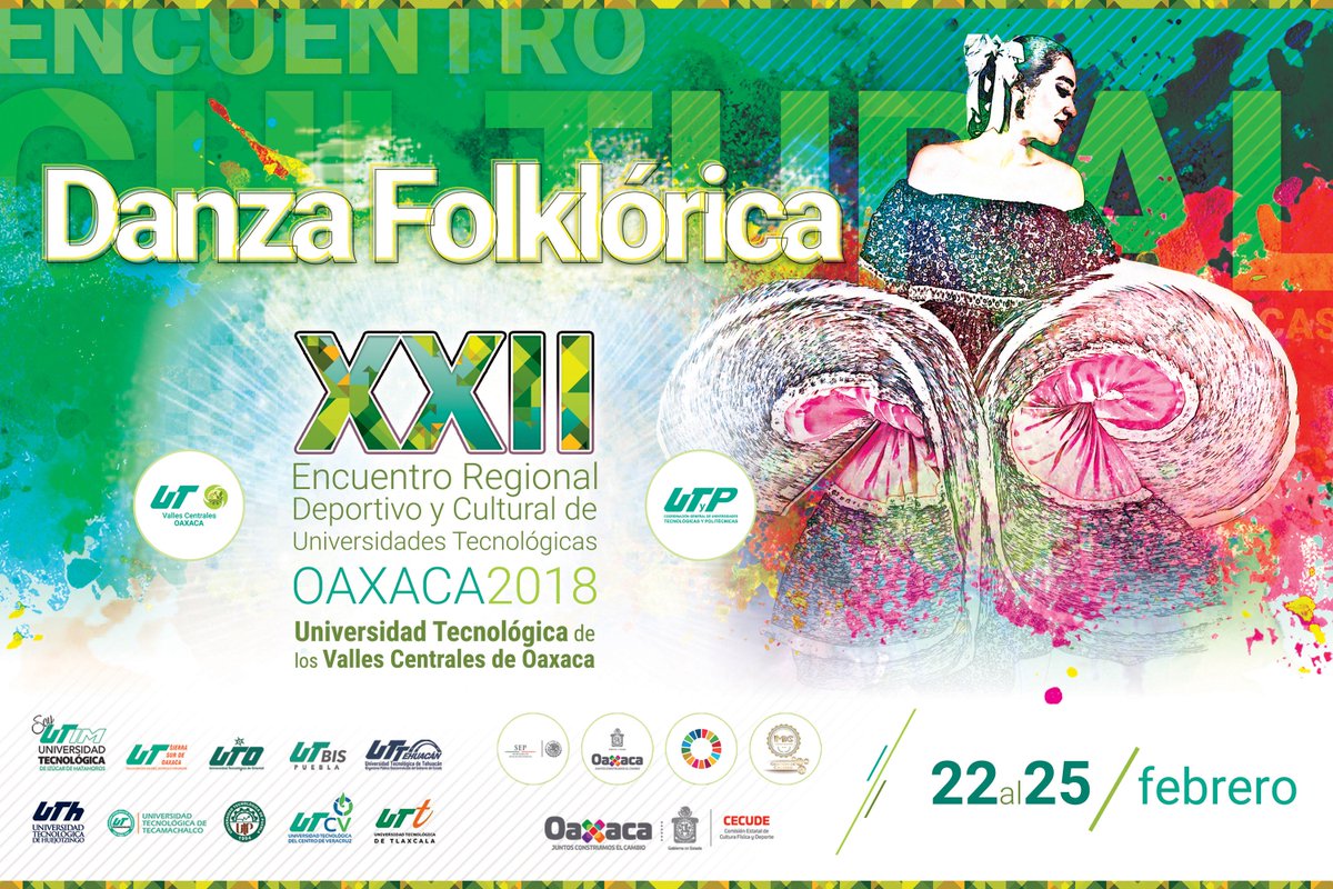 utvco's tweet photo. Estas son algunas de las disciplinas que se practicarán durante el XXII Encuentro Regional Deportivo y Cultural #Oaxaca 2018
#OrgulloUUTT
¡Te esperamos! https://t.co/4w6E7FshjS