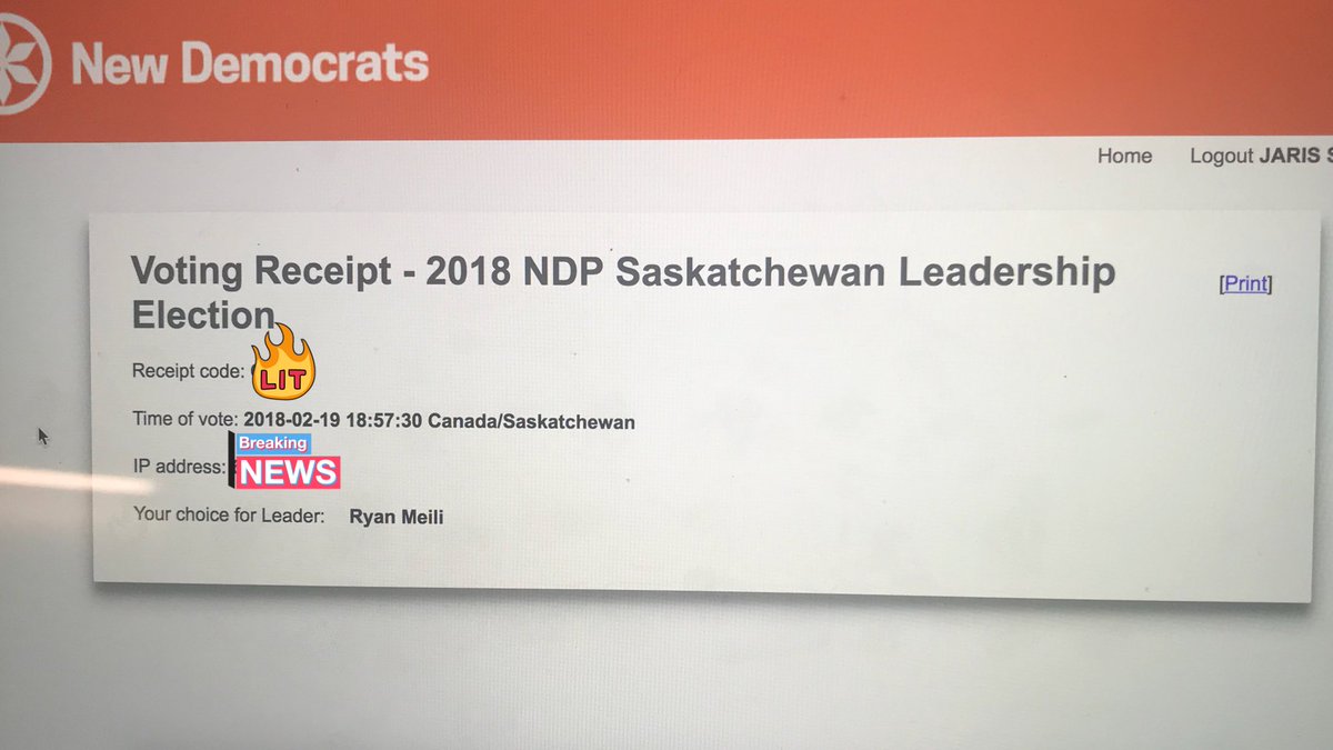 jarisswidrovich's tweet photo. Wishing my pal @ryanmeili all the best in these final defining days of the @Sask_NDP leadership race.

This felt good. 

#WinWithRyan #skpoli #skndp #RyanMeili #NDP https://t.co/Sz0ynV8Rg6