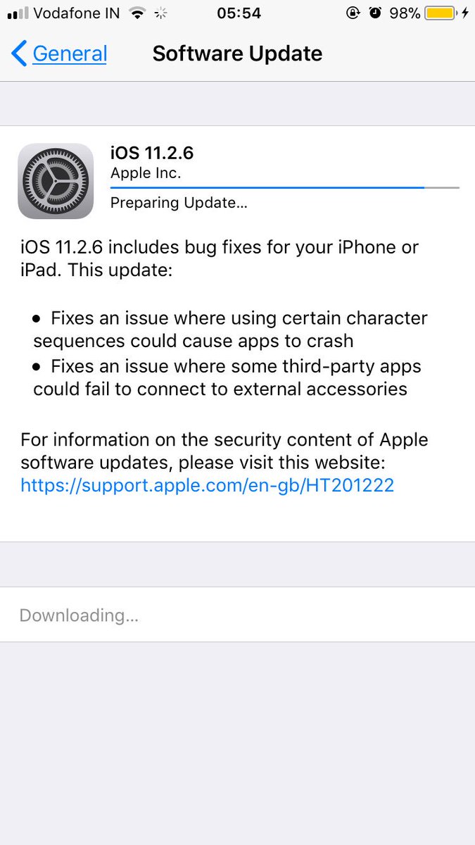 shikaris's tweet image. Telugu character fix released by @Apple as #iOS1126 
Time to save your precious #iPhone from the bug!