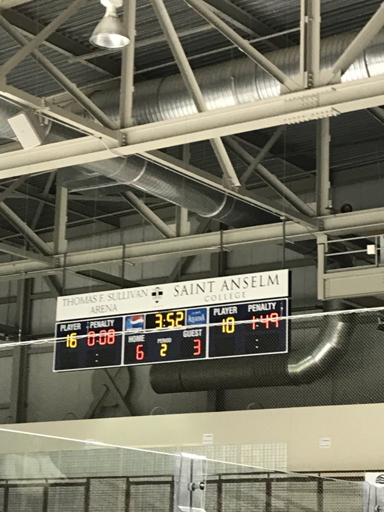 END OF THE SECOND PERIOD. CENTRAL IS GETTING HANDLED BY OUR BACK UP GOALIE.   FRESHMAN ANTHONY DIZILLO ALREADY HAS 4 GOALS. CENTRAL WEST IS STILL BAD.   SAM HEBER IS STILL BAD <a href="/samhebert66/">Sam Hebert</a>
