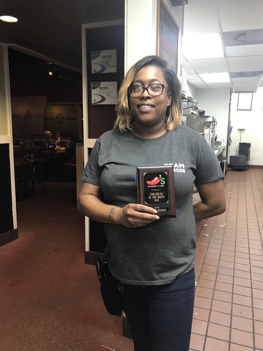 SigmaTerra's tweet photo. January employee of the month! Way to go ! #chilislove #bestlife @queenpalpal @kandicelagrone @Ernest___Perez https://t.co/GPuXdHPwNv