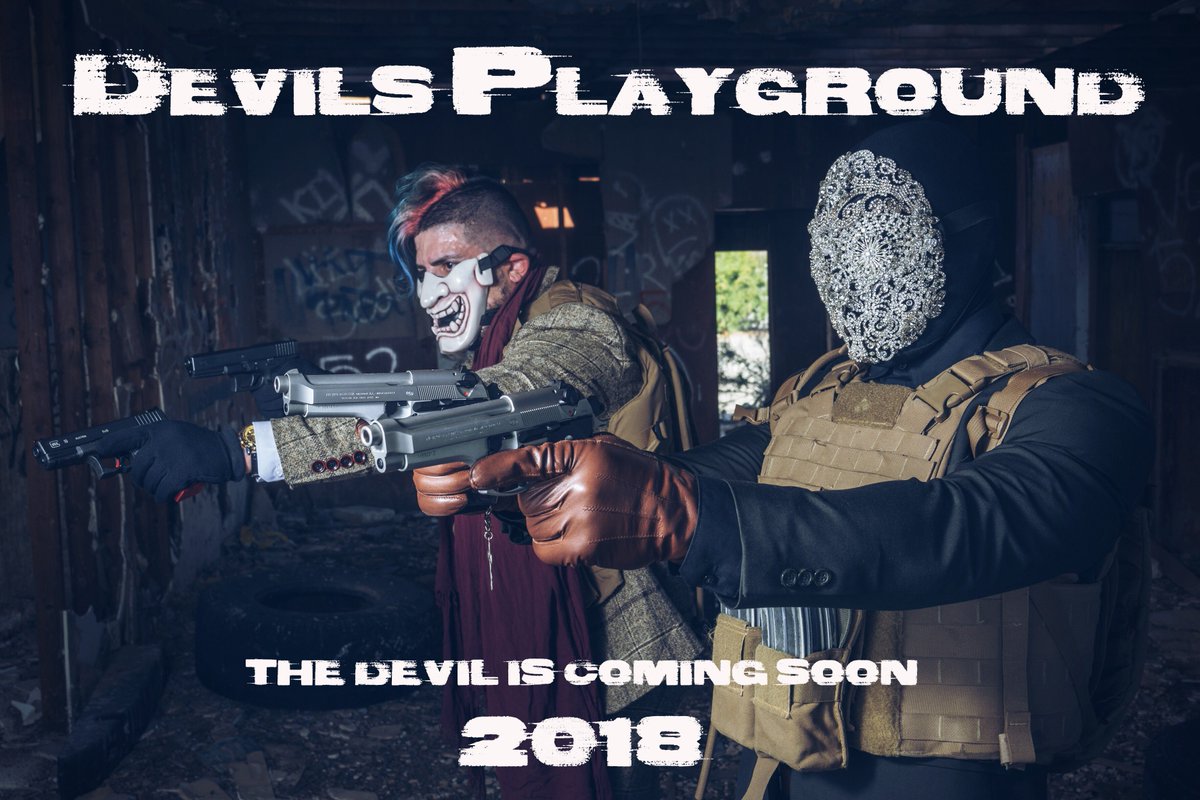 devilsplaymovi1's tweet photo. The Devil is coming soon. Are you ready? 
Photo: @thomasdphotographs 
#indiefilm #film #movie #devilsplayground #military #tattoo #veteran #filmmaking #comingsoon #filmphotography #cartel #mexico #marinecorps #army #navy #airforce #tatted #shortfilm #supportindiefilm https://t.co/EADXzQAENq