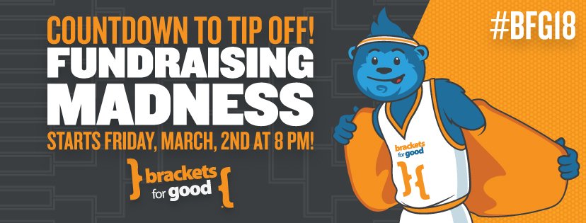BracketsForGood's tweet photo. Over $6,350,000 Raised via #FundraisingMadness and we're just getting warmed up....#BFG18 is going to break records! 👊 https://t.co/rCHrJjoTgW https://t.co/JO4Y4POqer