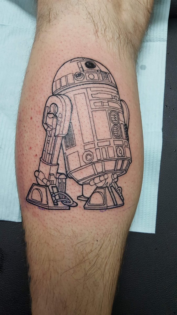 MrWoodsHCS's tweet photo. Got one of the Star Wars tattoos I wanted! https://t.co/FPmtt1bkkL