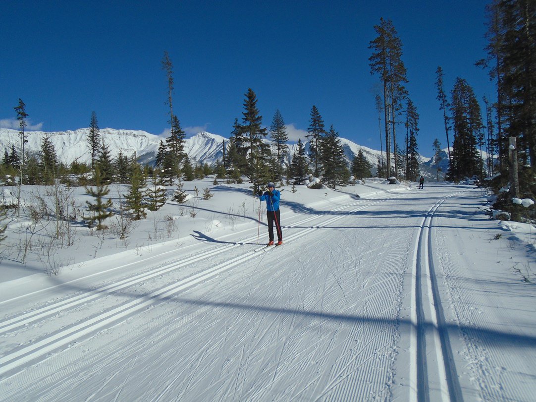 The scenery, the conditions, and the friendly skiers made for a great family day <a href="/CanmoreNordicPP/">Canmore Nordic PP</a>