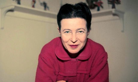 openculture's tweet photo. Simone de Beauvoir Explains "Why I’m a Feminist" in a Rare TV Interview (1975) https://t.co/HfQi25LrUJ https://t.co/Bj03bdL25X