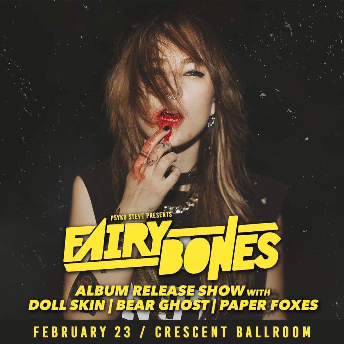 DollSkinBand's tweet photo. 🌵PHX AZ🌵 this show is this weekend and you’re not gonna wanna miss it. Also the Crescent Ballroom has great burritos. So. There’s that too. 🌯 https://t.co/sZQIF84YcT