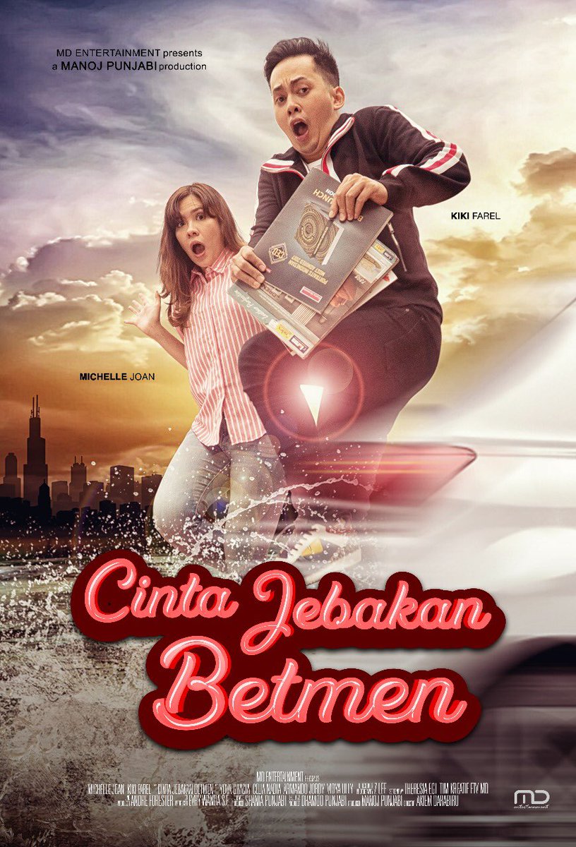 MDEntertainment's tweet photo. Pagi ini jam 10.00 WIB kalian bisa lihat @michellejoan_ &amp; @kikifarrel di #FTVTRANSTV ‘Cinta Jebakan Betmen’! Jangan lupa hanya di @TRANSTV_CORP. 💕

#MDEntertainment #MDTRANSTV #CintaJebakanBetmen https://t.co/t5pTJ8Fwq5