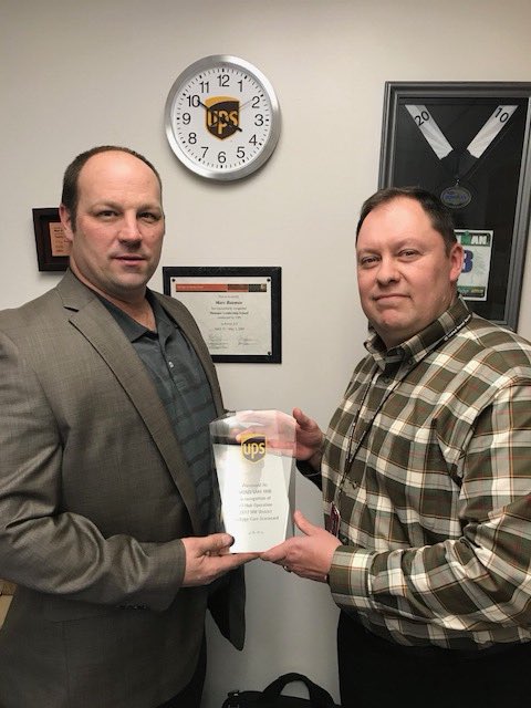 Congratulations Marc Bauman and the Moses Lake Hub team. #1 overall hub operation on the 2017 year ending package care scorecard. Congrats Marc!!!