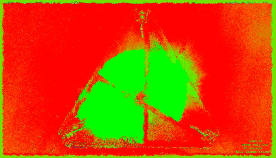 TheOriginalSyns's tweet photo. Interesting...This picture 'Chameleon" changes color for some and not others. Don't know why some can and some can't see the change. Just say'n don't bother fighting about it. Would like to know why though..Posting it again. https://t.co/kVkPO711Fj