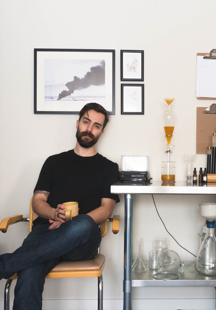 InvisiblStories's tweet photo. "Since scent is totally invisible, you have to create an alternate mental framework that you can go back to as a perfumer. I used to do a lot of imagining landscapes." 

Had the immense pleasure of chatting with Josh Smith of #LibertineFragrance: 
https://t.co/PLztazccyN https://t.co/am44lPTVOJ
