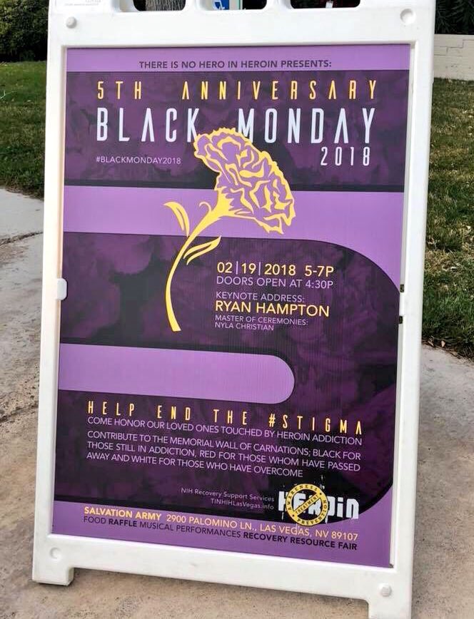 VictoriaDseaman's tweet image. Incredible to see so many in the community come together to support those in their journey to overcome addiction. #BlackMonday2018 #FacingAddiction @SalvationArmyUS @TINHIHLasVegas