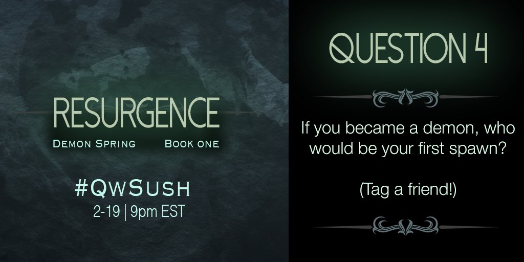 sushstreetteam's tweet photo. Question 4: If you became a demon, who would be your first spawn? Tag a friend! #QwSush https://t.co/23uAdUnSs8