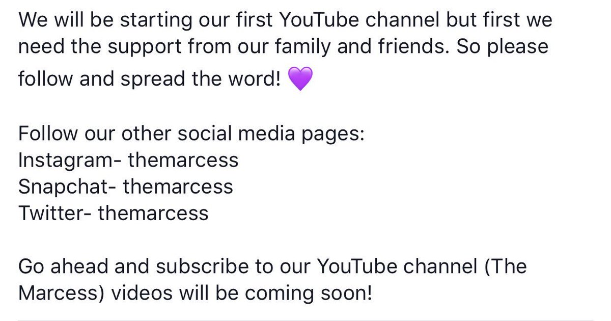PrncessPaul's tweet photo. If you haven't already, please follow our new socials and be on the lookout for our first YouTube video! 💜 https://t.co/OYjAqxdf0n