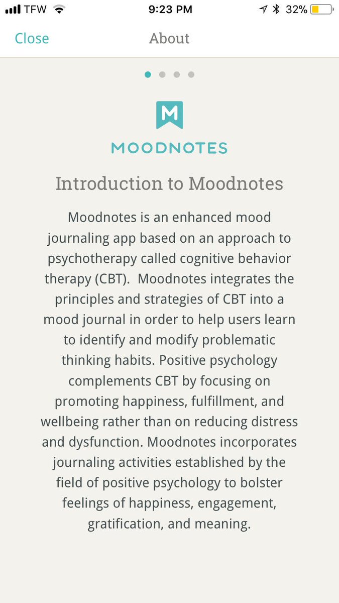 DarthPanda23's tweet photo. So. I struggle a lot with my thinking and mindset. A therapist had me working on cognitive therapy and it’s really hard to do by yourself if you don’t have discipline. I found this app today called #MoodNotes and oh my god. It’s a lifesaver. #MentalHealthAwareness https://t.co/Td5lzYz0sN