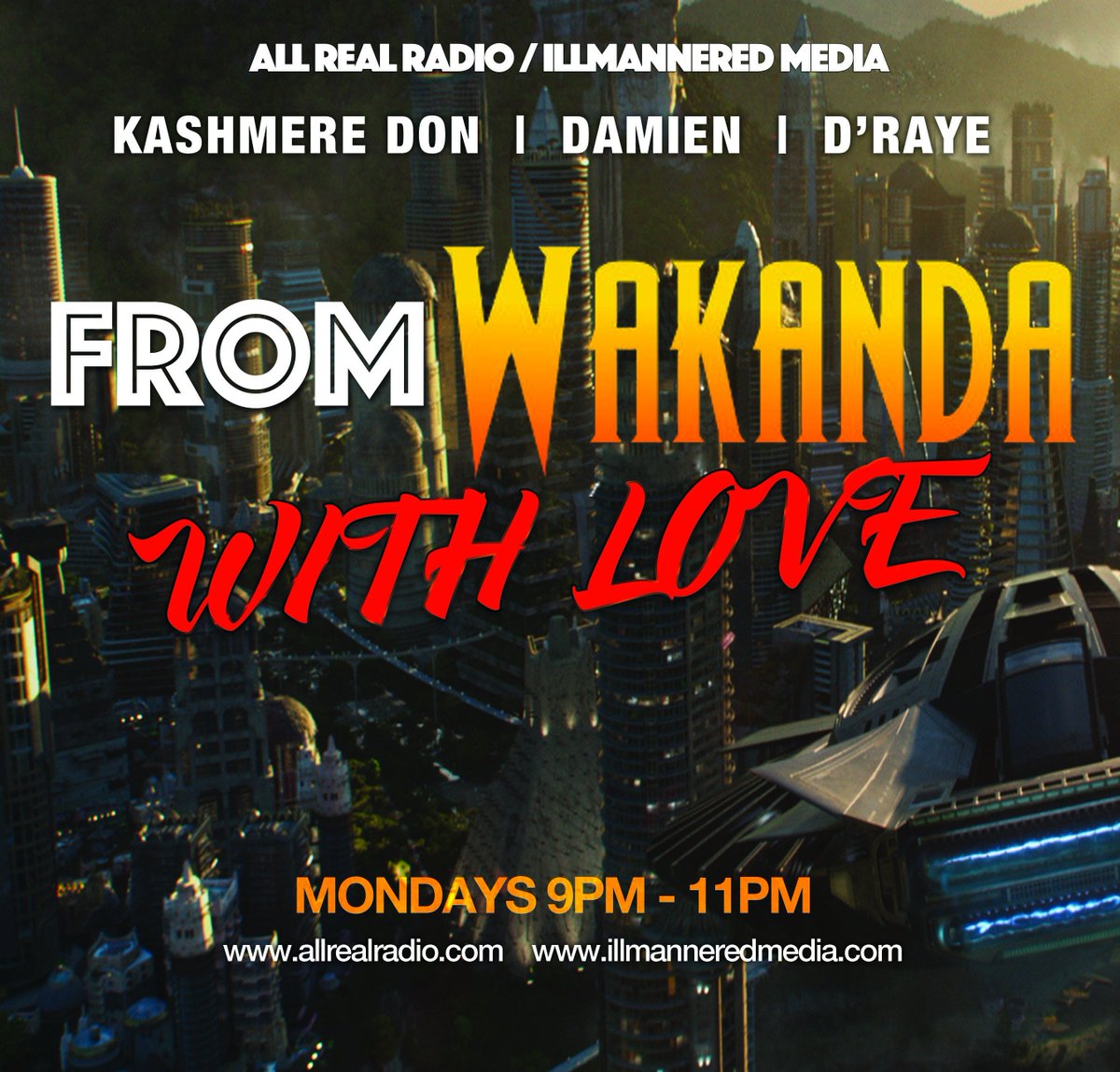 rdo.to/WARR
Tonight's episode of #FHWL is EPIC...
We brought in some heavy hitters to discuss all things #BlackPanther !
<a href="/AllRealradio/">All Real Radio</a> 9PM CST