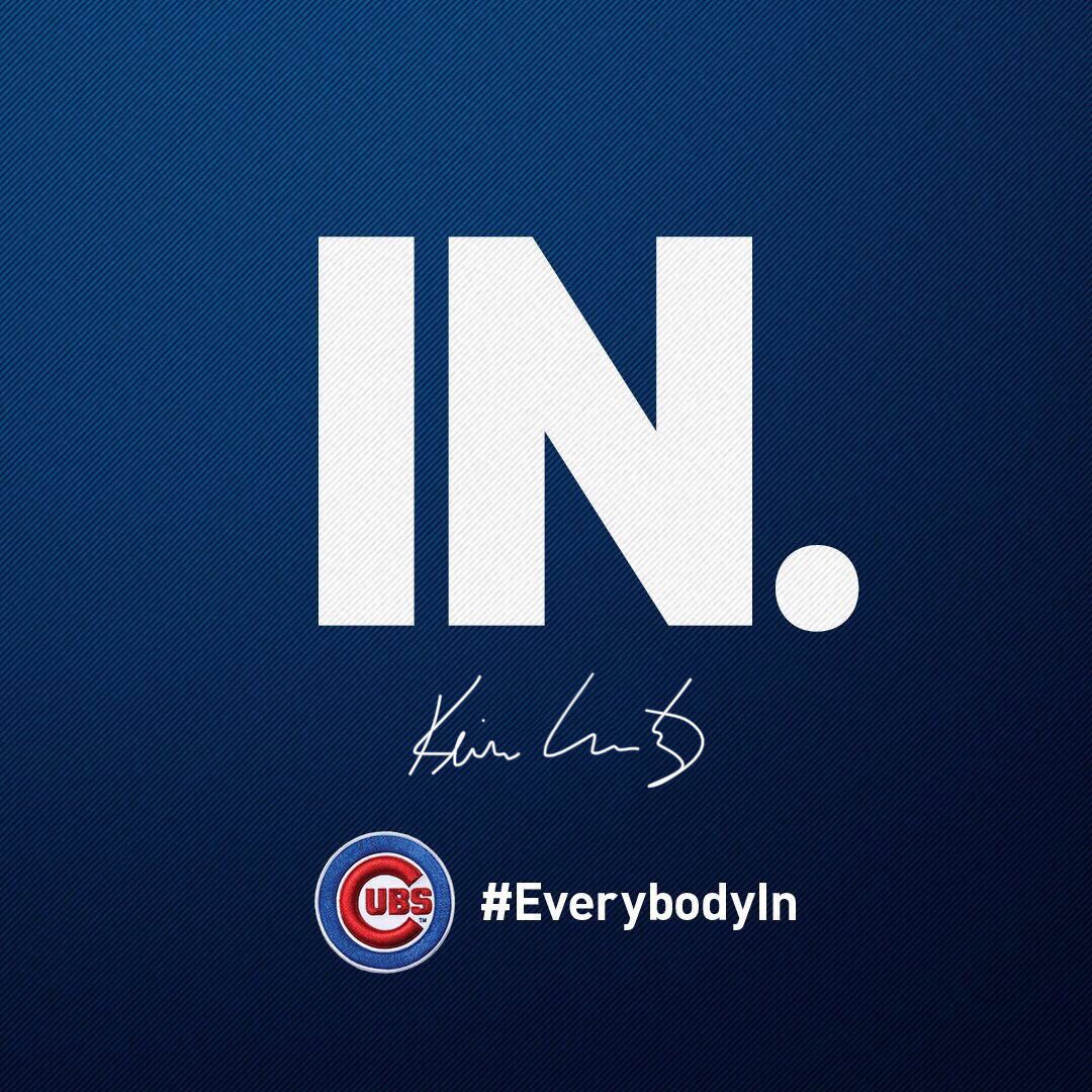 kevcreutz's tweet photo. #EverybodyIn #Cubs @Cubs https://t.co/sNSjrnvX0Z