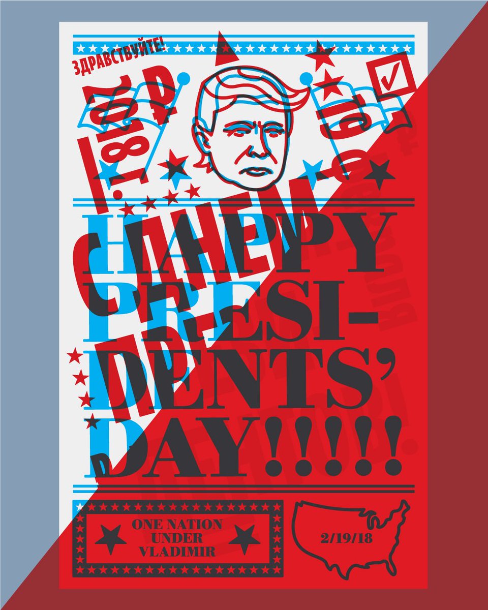 TheHeadsofState's tweet photo. Happy Presidents’ Day from The Heads of State #nocollusion #RussiaInvestigation #decoder https://t.co/HJVSY3dywa