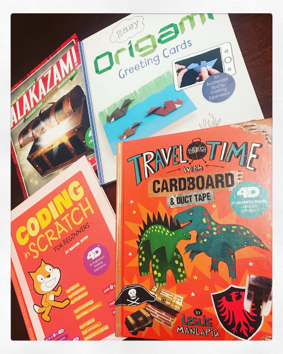 shannonmmiller's tweet photo. I’m having so much fun with the new @CapstonePub 4D augmented reality reading experiences as I get ready for my webinar next week. I hope you can join me for this free event. Link to register #futurereadylibs #tlchat #intlchat https://t.co/l9181NTBsa https://t.co/sHqVbRiY1v