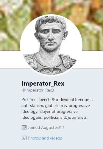 josh_emerson's tweet photo. holy shit @Imperator_Rex3 deleted his account, if you don't know this accounts has been involved in spreading russian and conspiracy trash for a long time.
#Qaoan, uranium one,  #dncleaks, #ReleaseTheMemo, #NeverRomney, #ThingsITrustMoreThanCNN pretty much everything https://t.co/2zJDi8olOy